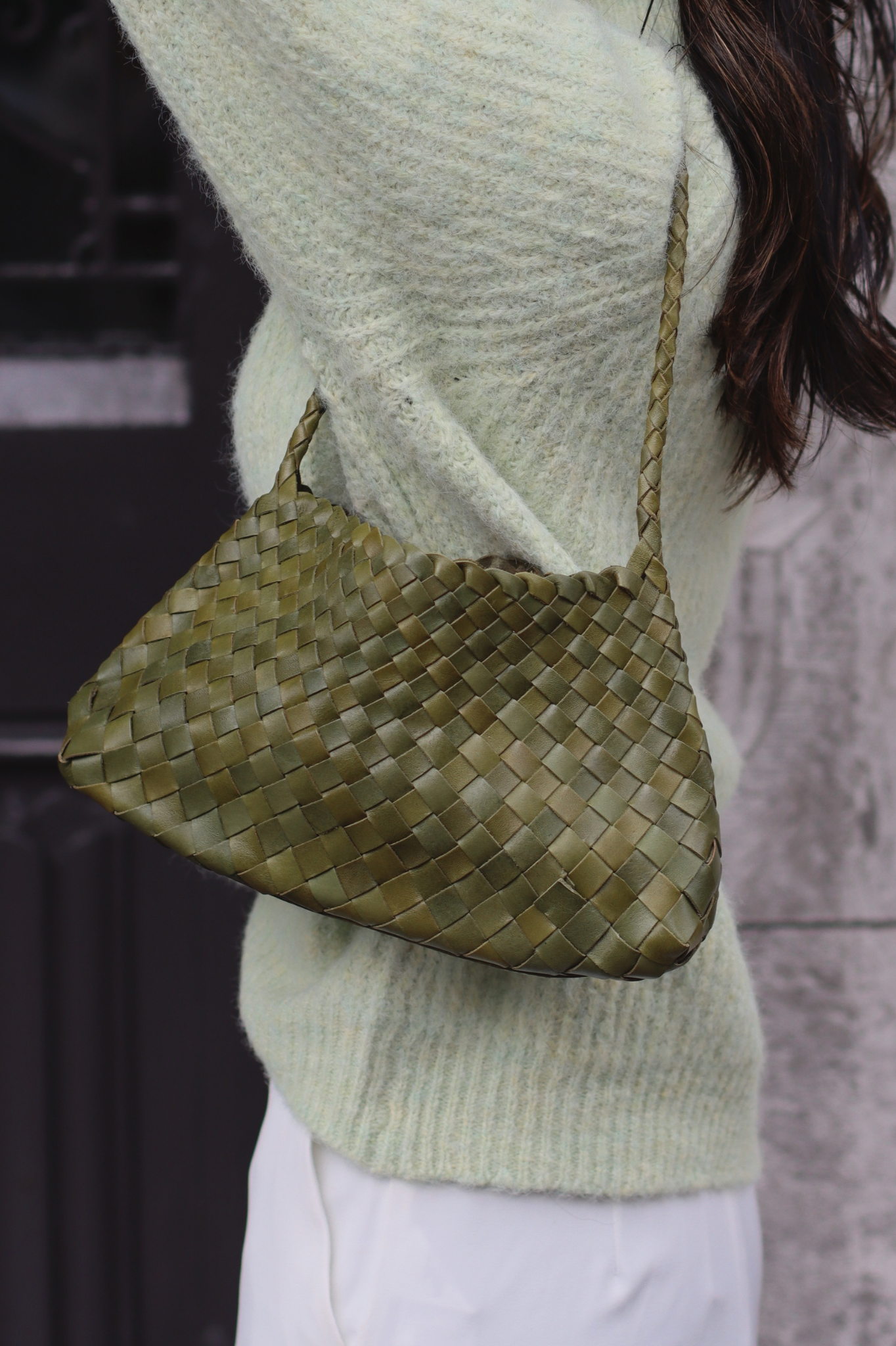 FAUVE HANDBAG GREEN
