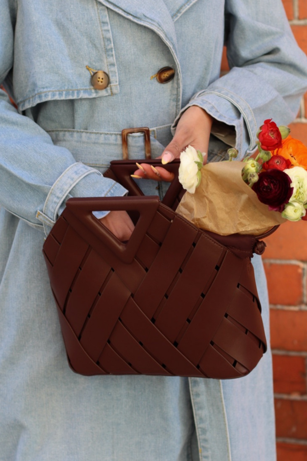 FOSTER MINI TOTE BAG CHOCOLATE