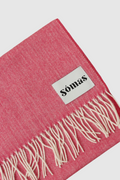 MERINO SCARF RASPBERRY PINK