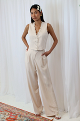 Sindee Shimmer Trousers Blush