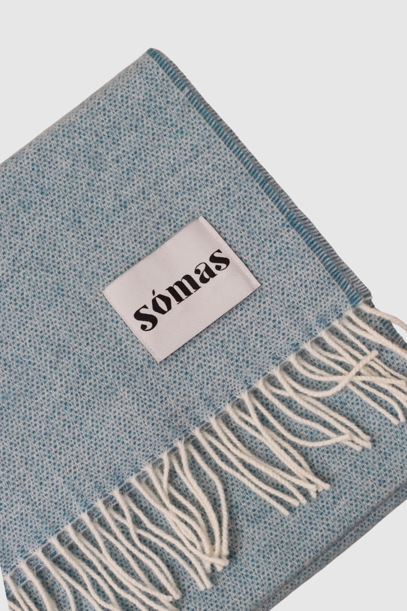 MERINO SCARF BLUEBELL