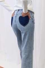 MIMI HEART POCKET JEANS