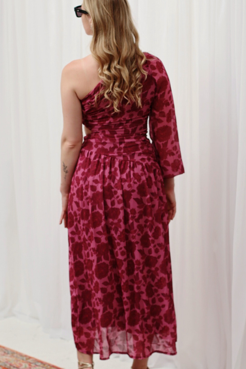 Solace Floral Dress Purple