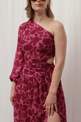 Solace Floral Dress Purple