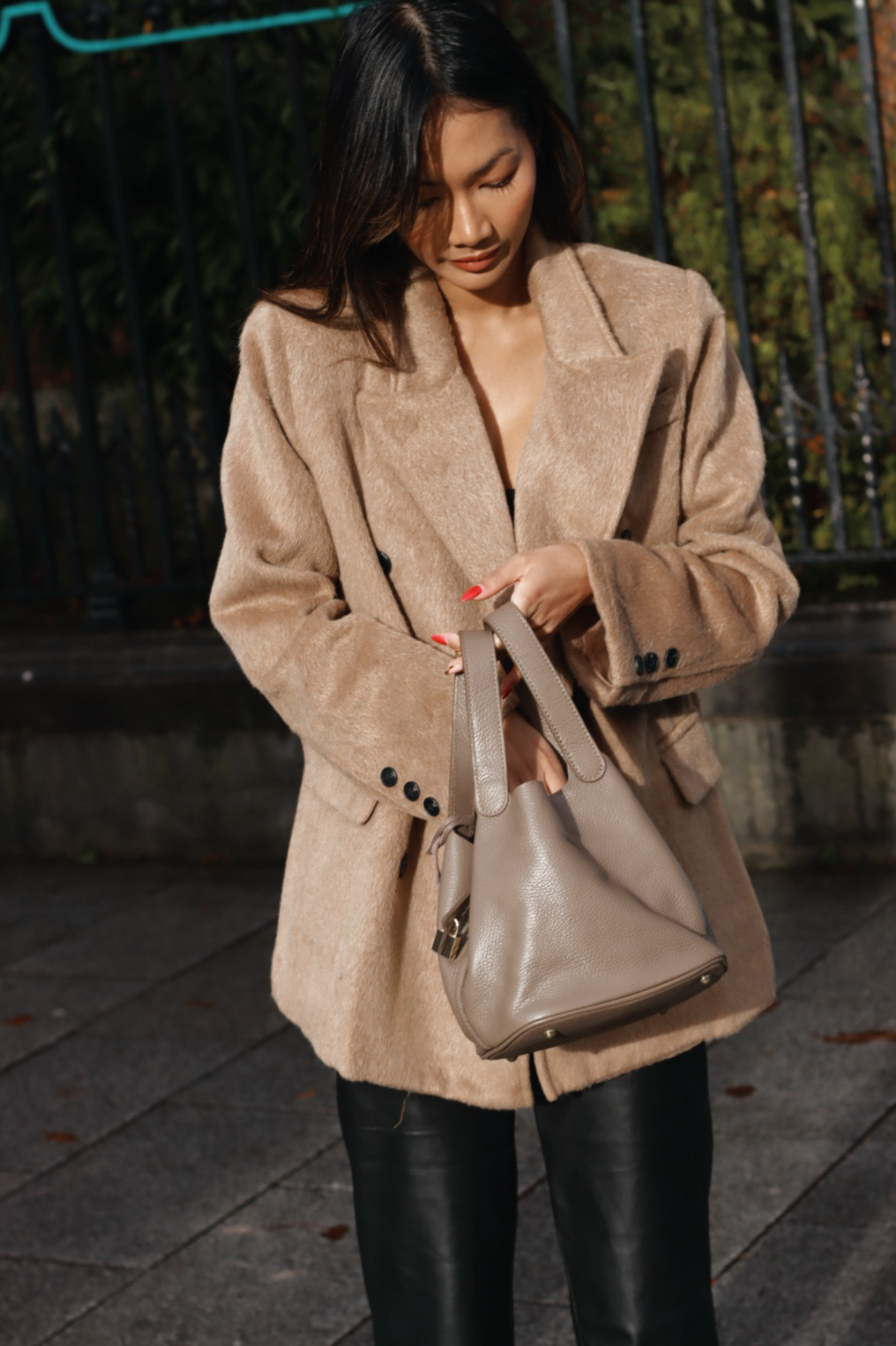 LENNY BRUSHED BLAZER CARMEL