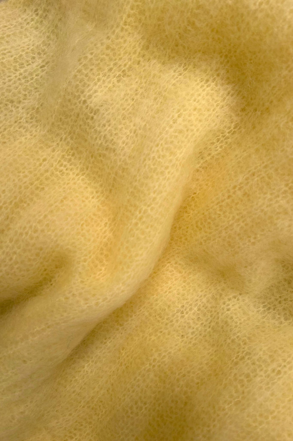 KELLY MOHAIR BLEND SWEATER BUTTER YELLOW
