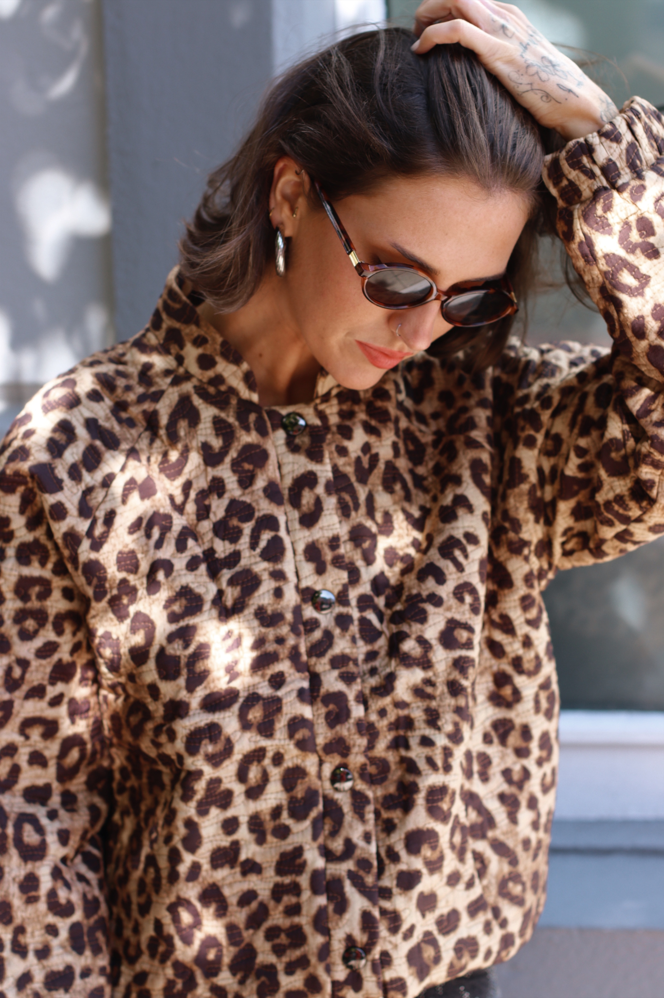 LIVETT LEOPARD PRINT JACKET