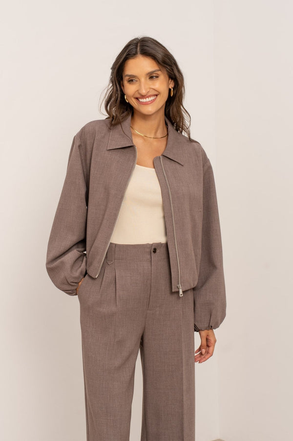 Karsen Bomber Taupe