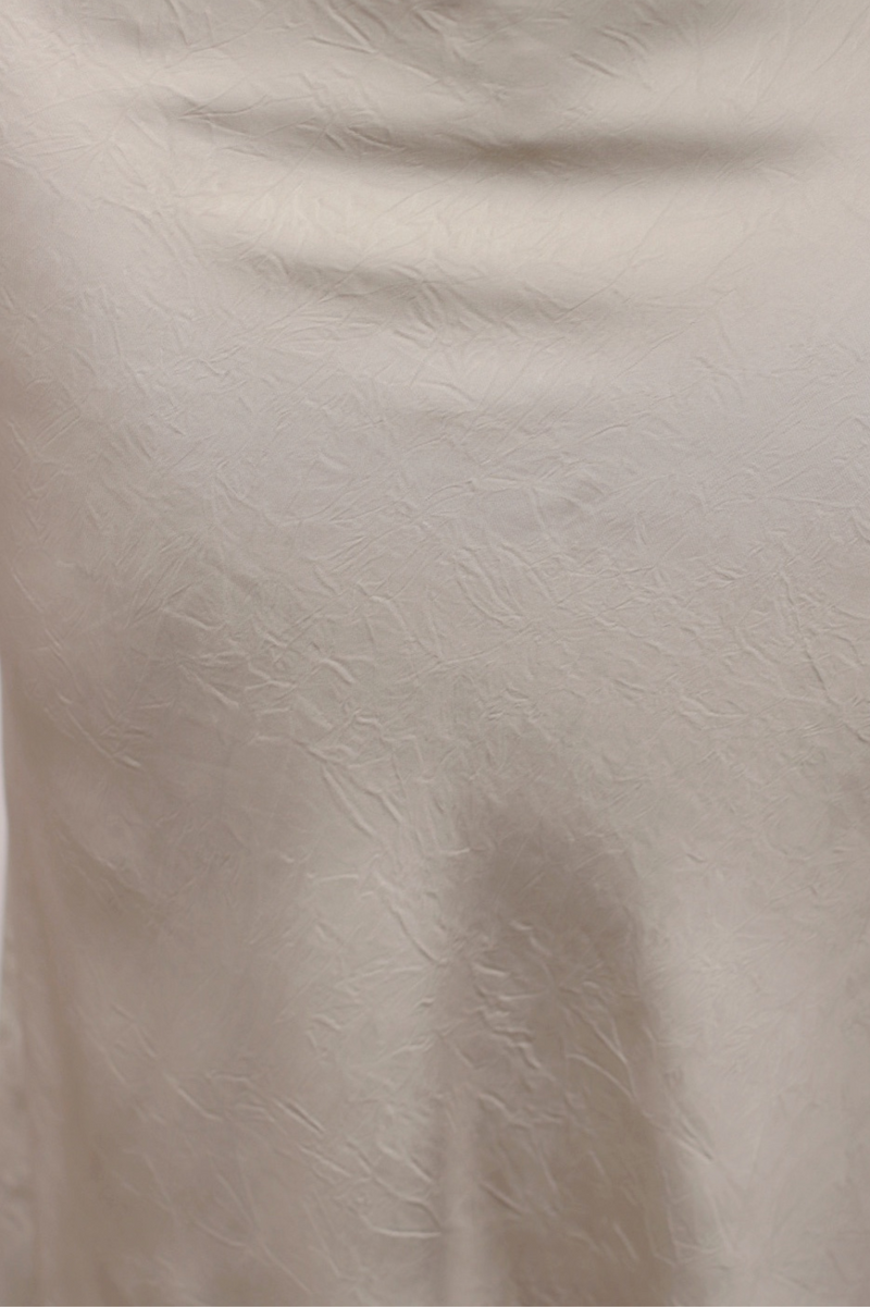 Dallas Midi Textured Skirt Ivory