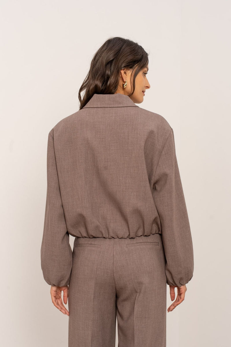 Karsen Bomber Taupe