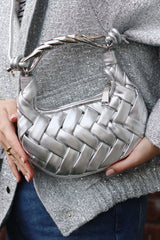 Floramaria Woven Bag Silver