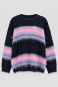 KEY JUMPER NAVY STRIPE - WITH CASHMERE