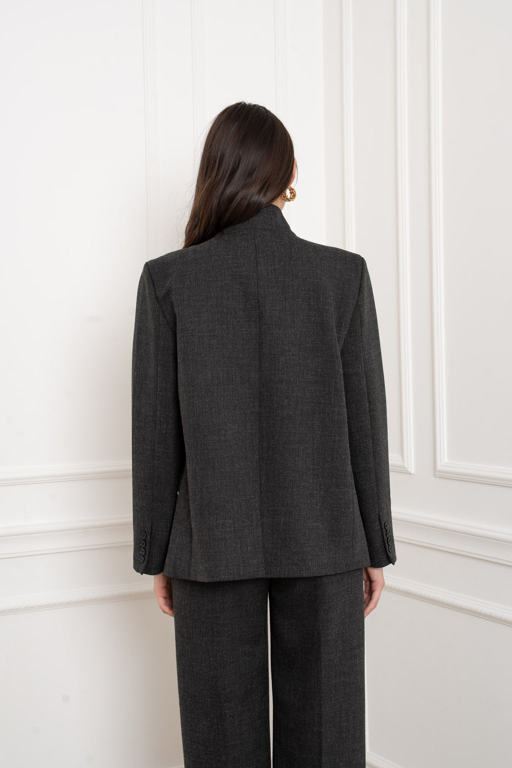 Kaddie Blazer Charcoal