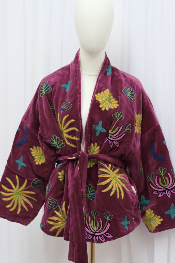 RORY JACKET DEEP PURPLE