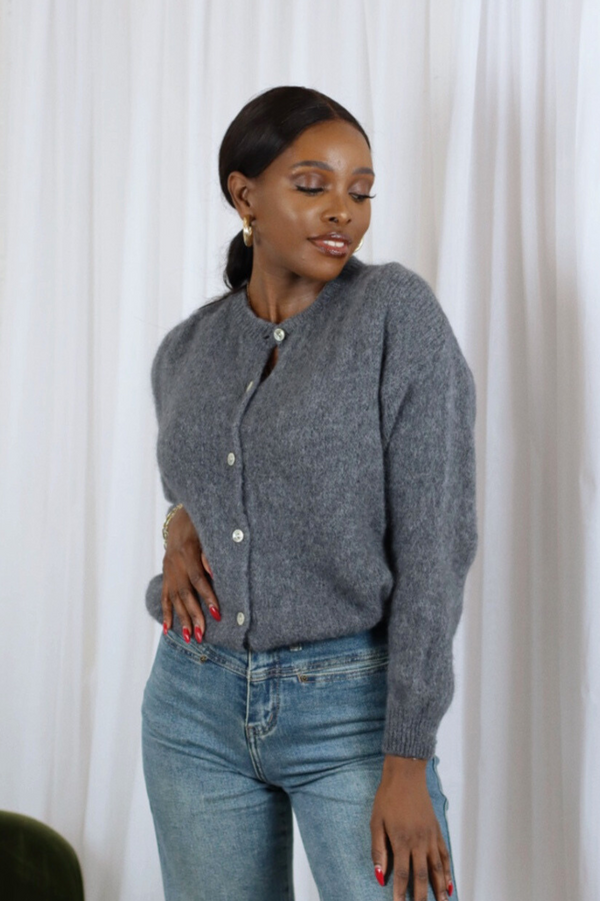 KIARA CARDIGAN GREY