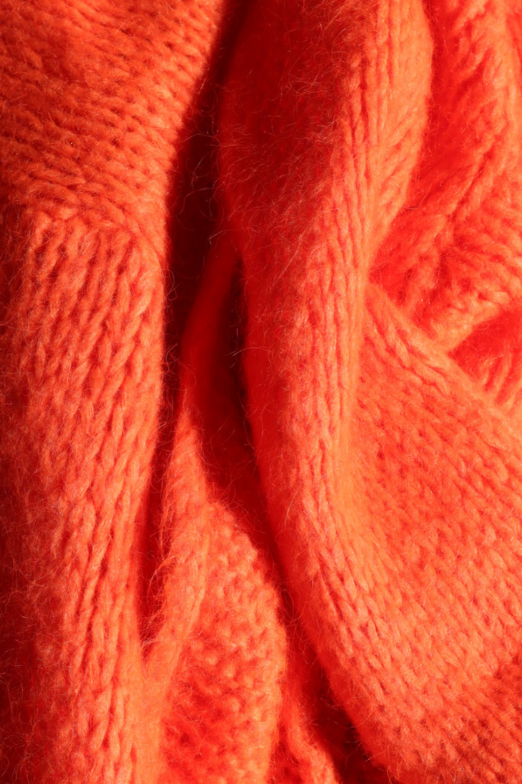 KENZA KNITTED CARDIGAN BRIGHT ORANGE