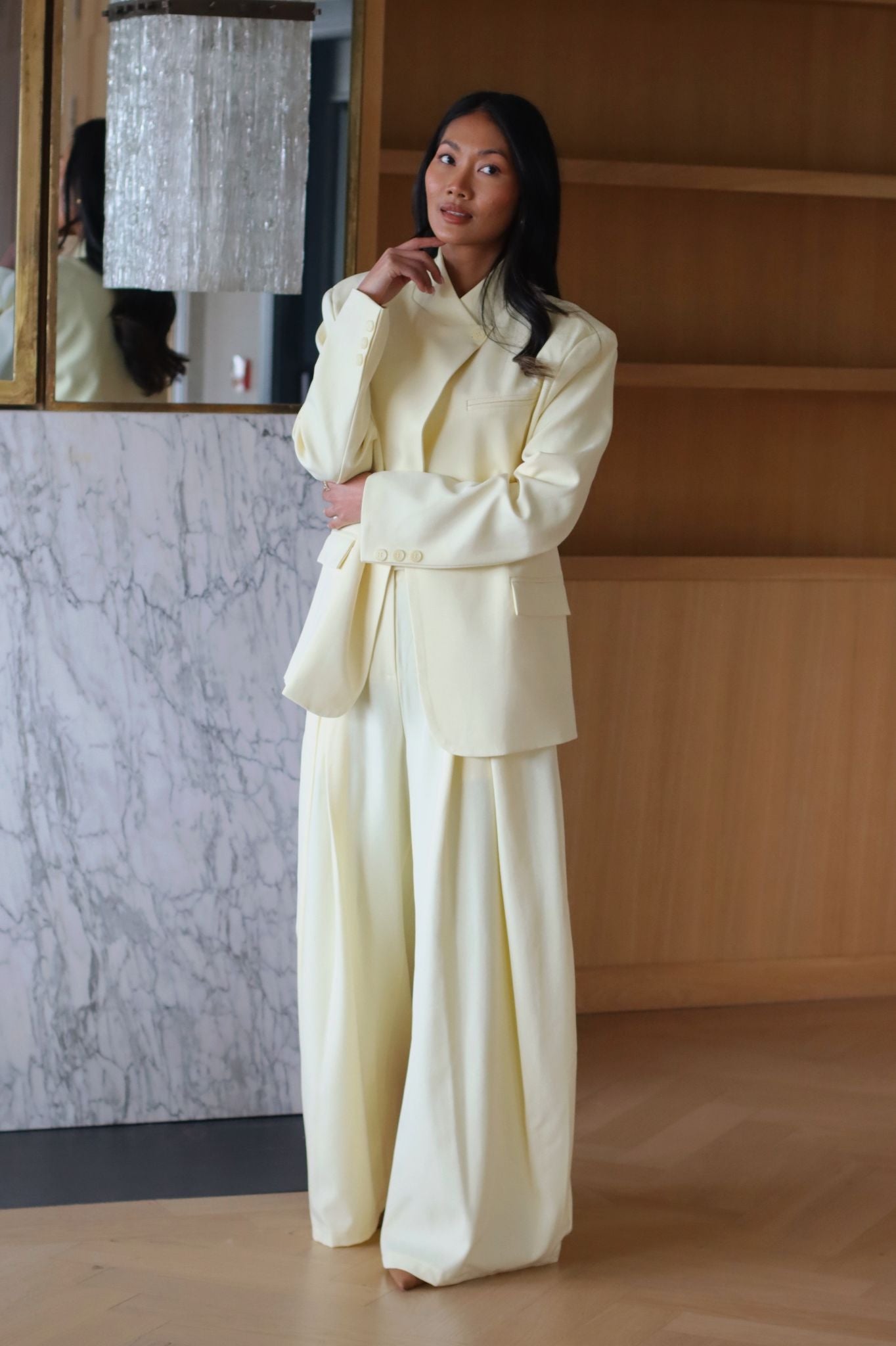 KENNEDY TROUSERS BUTTER YELLOW