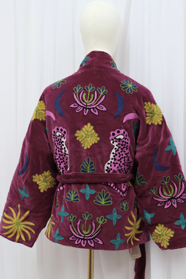 RORY JACKET DEEP PURPLE