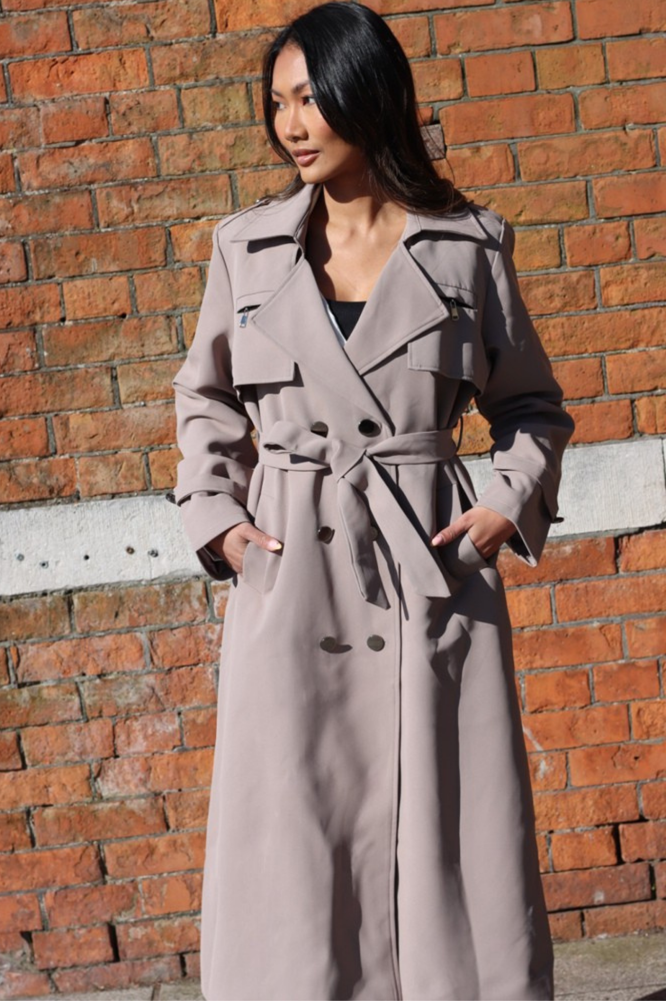 Rosanne Trench Taupe