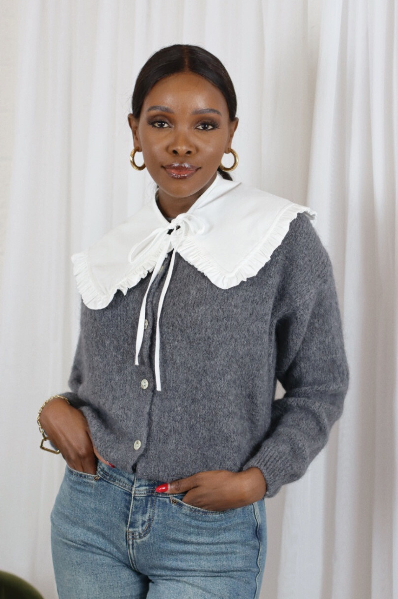 KIARA CARDIGAN LEAF GREEN