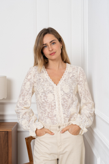 CLEO LACE BLOUSE