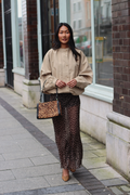 Ceena Sheer Skirt Brown