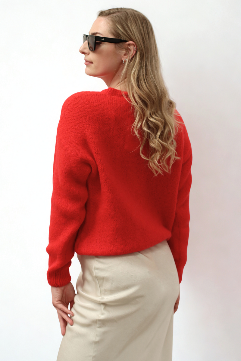 KIARA CARDIGAN RED