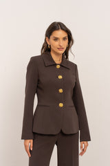 Karlie Blazer Chocolate