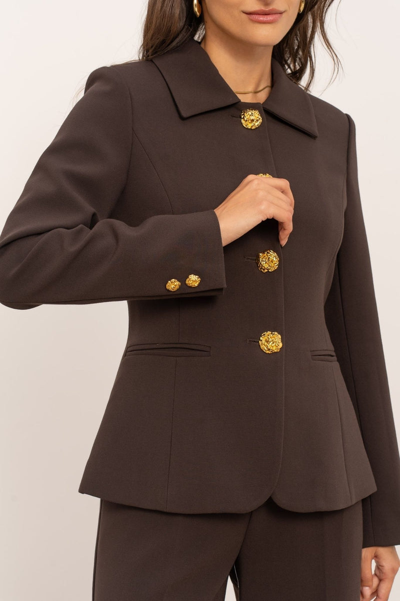 Karlie Blazer Chocolate