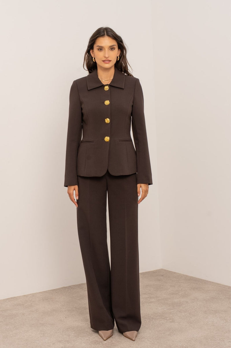 Karlie Blazer Chocolate