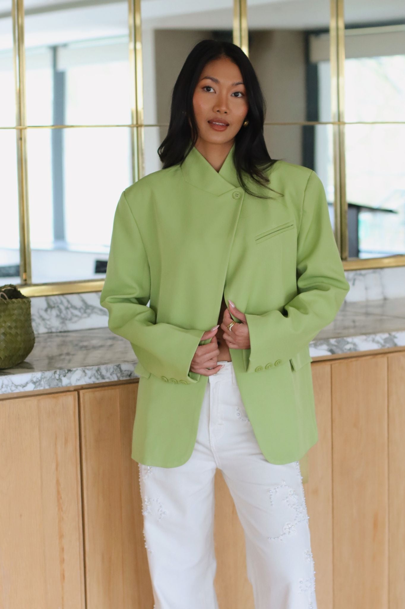 KENNEDY BLAZER GREEN