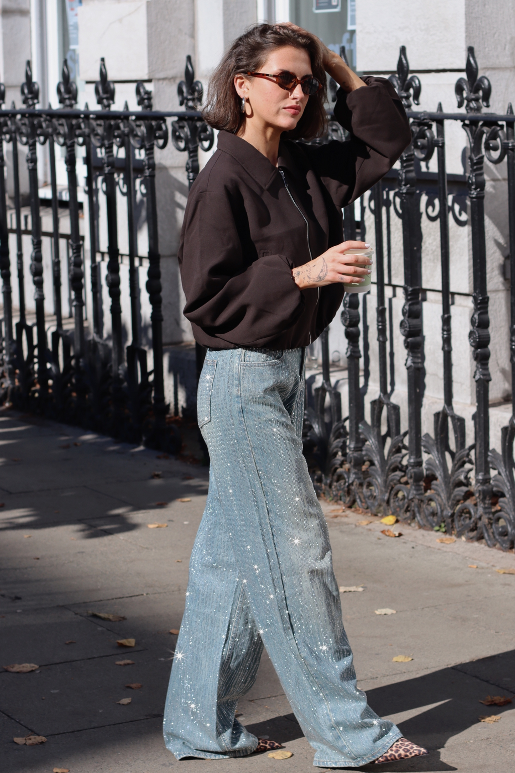 MARI EMBELLISHED JEANS