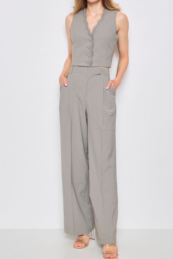 Sindee Shimmer Trousers Sage