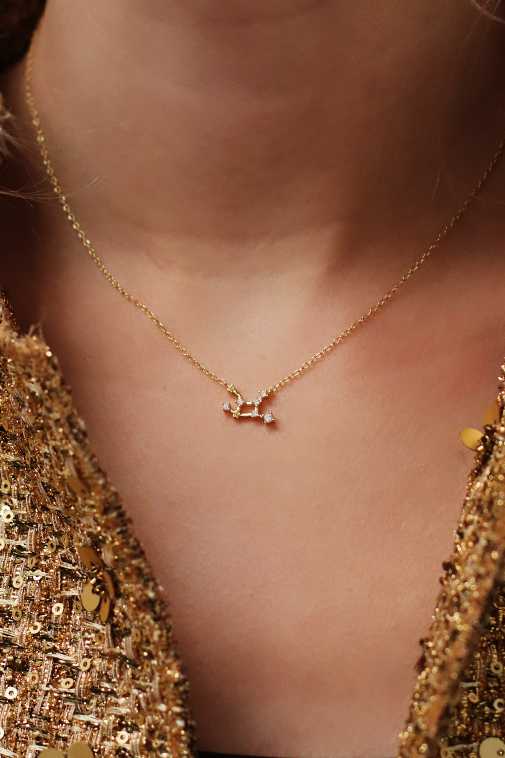 Zodiac Sign Constellation Necklace