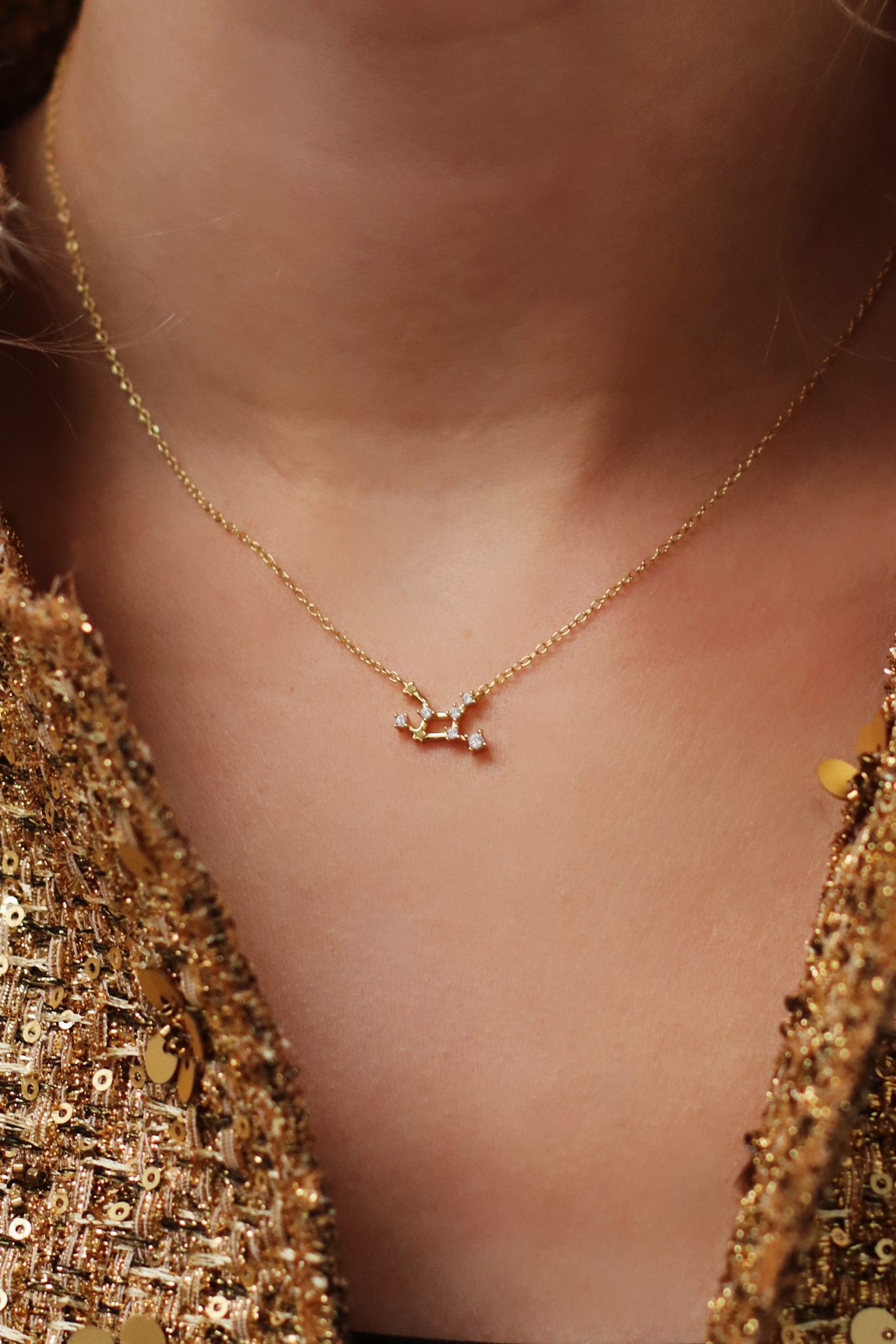 Zodiac Sign Constellation Necklace