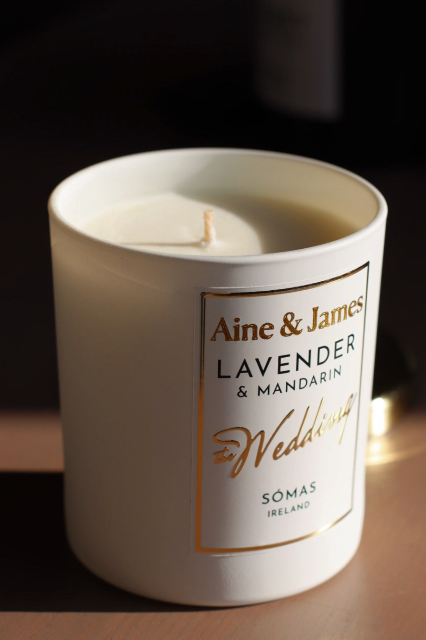 WEDDING CANDLE LAVENDER & MANDARIN