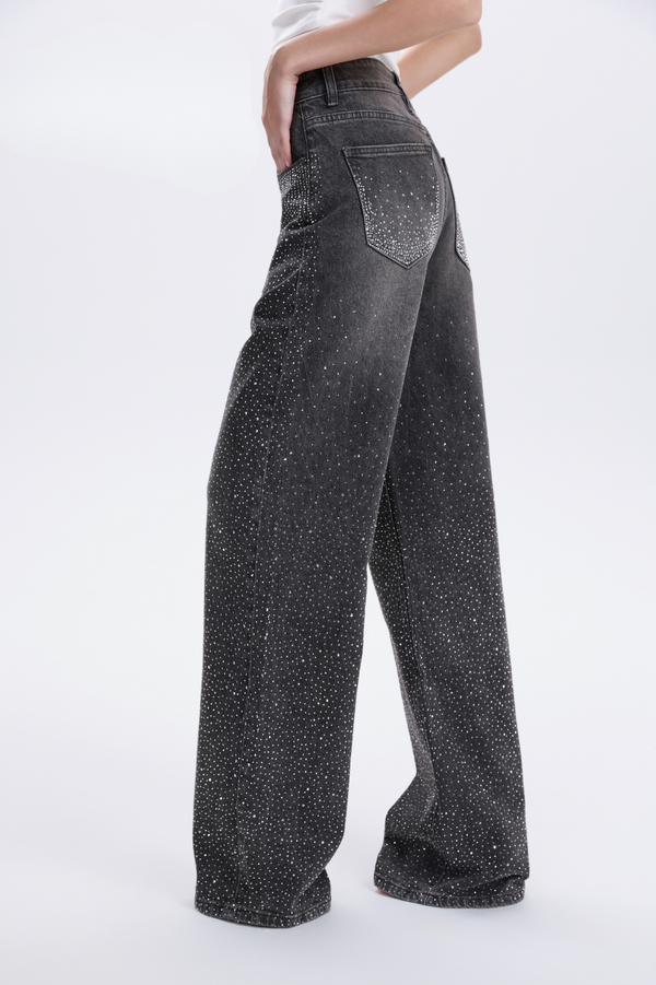 MARIANNE EMBELLISHED JEANS BLACK WASH