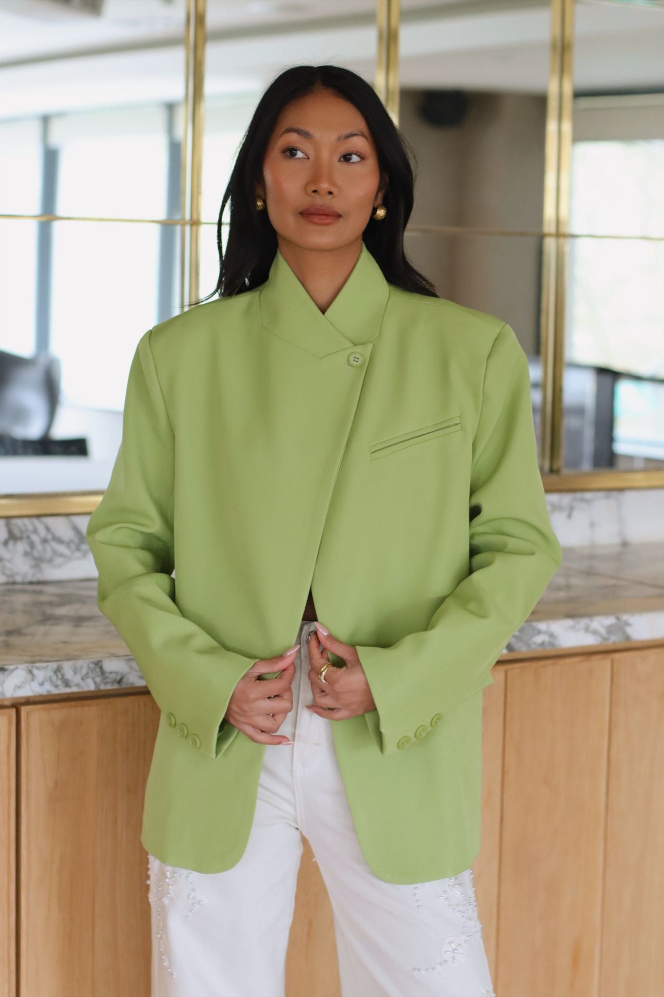 KENNEDY BLAZER GREEN