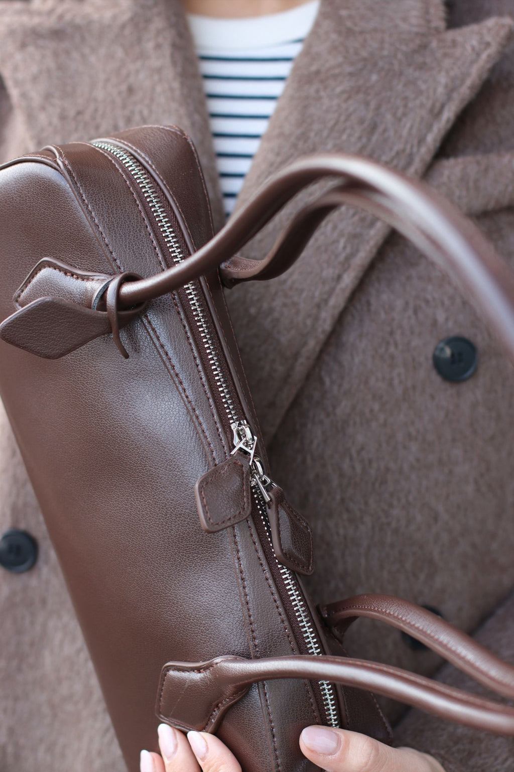 Francisse Baguette Bag Brown