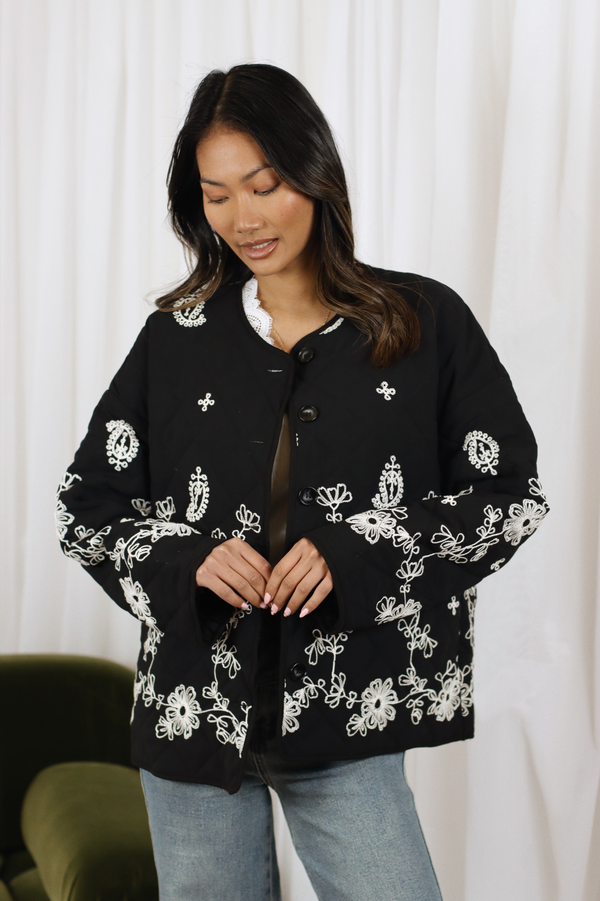 LAVERN EMBROIDERED JACKET