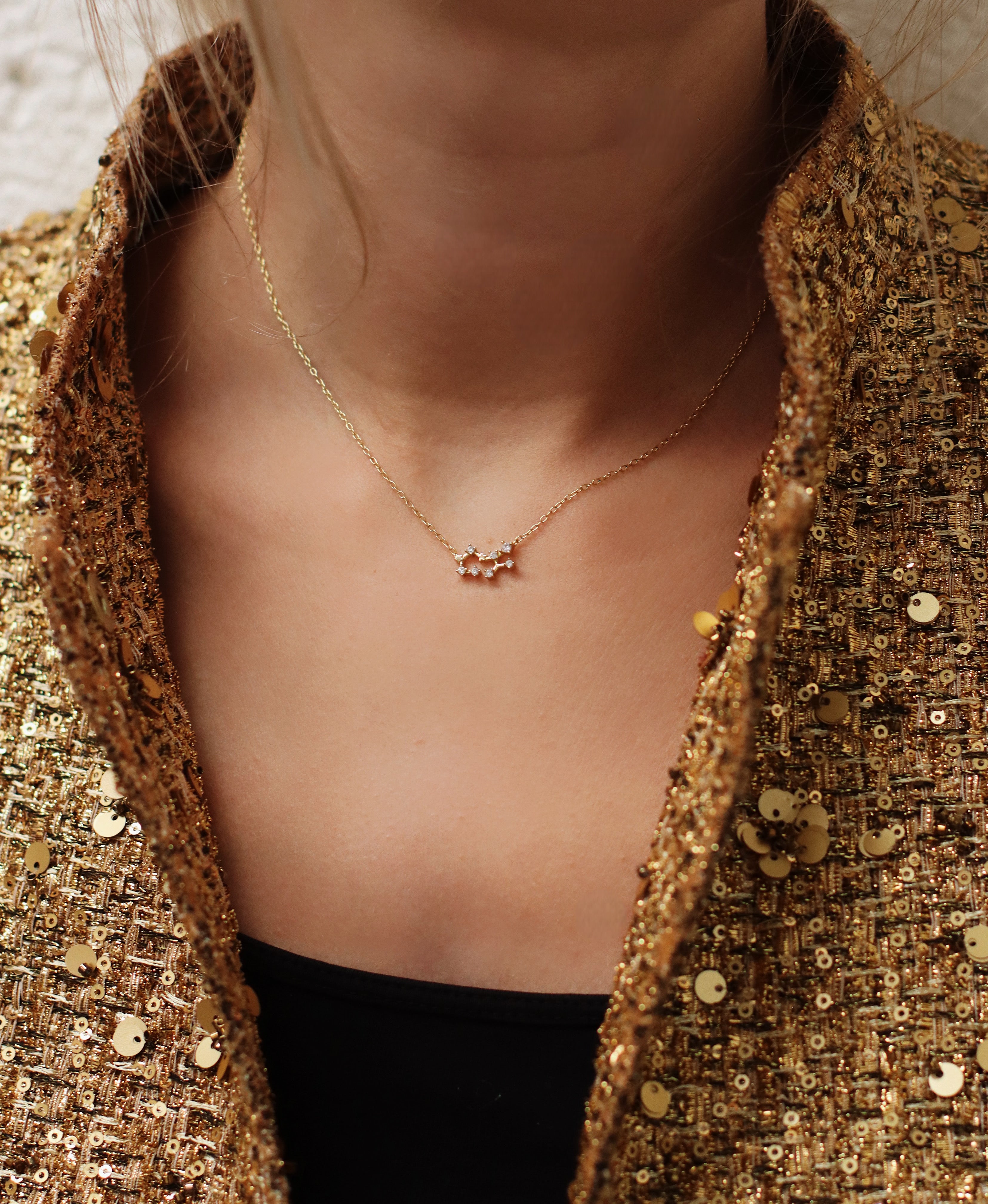 Zodiac Sign Constellation Necklace