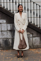 LILLE TAILORED OVERCOAT OFF WHITE