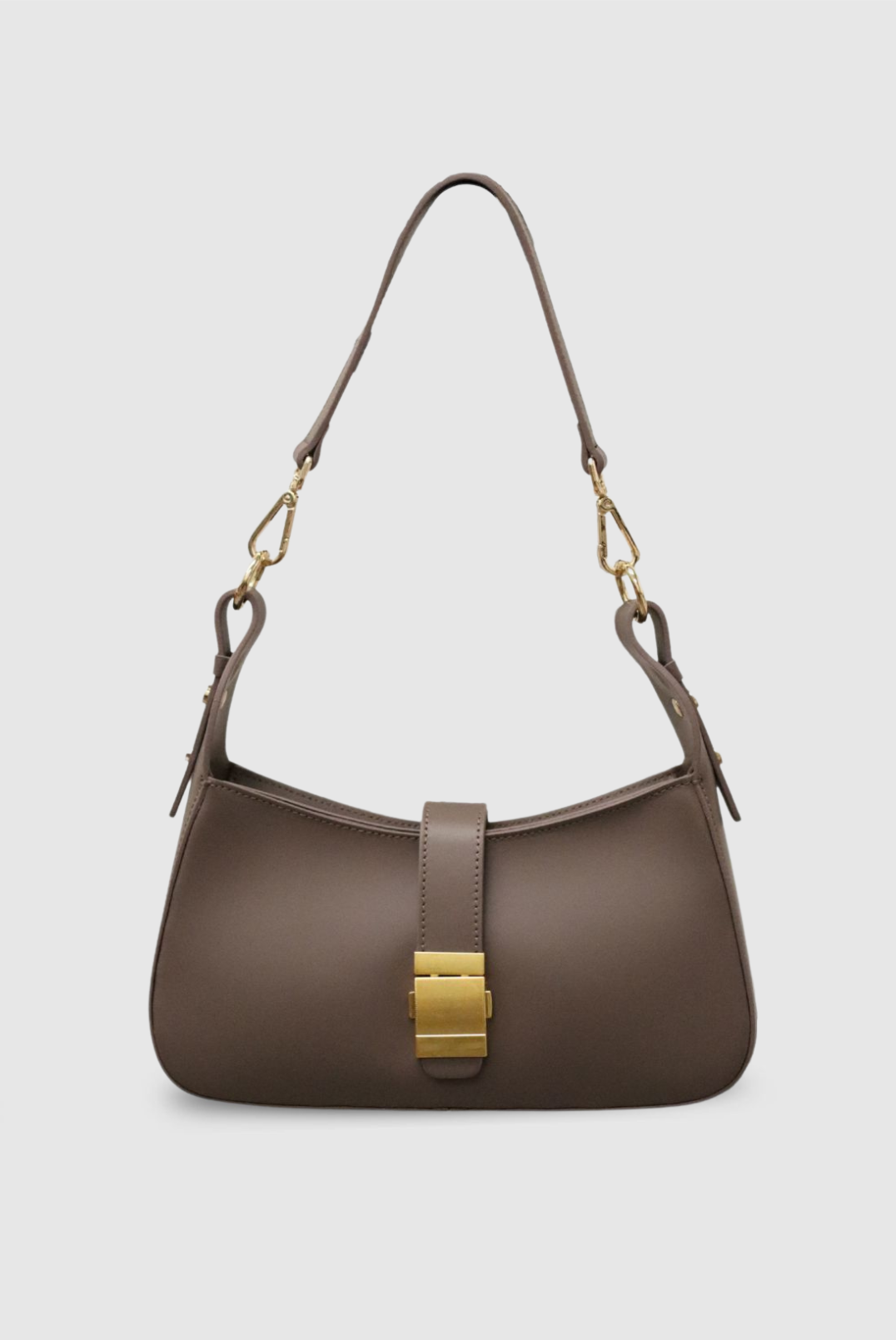 FIA SHOULDER BAG DARK TAUPE