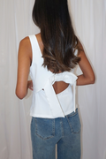 Leya Bow Back Top