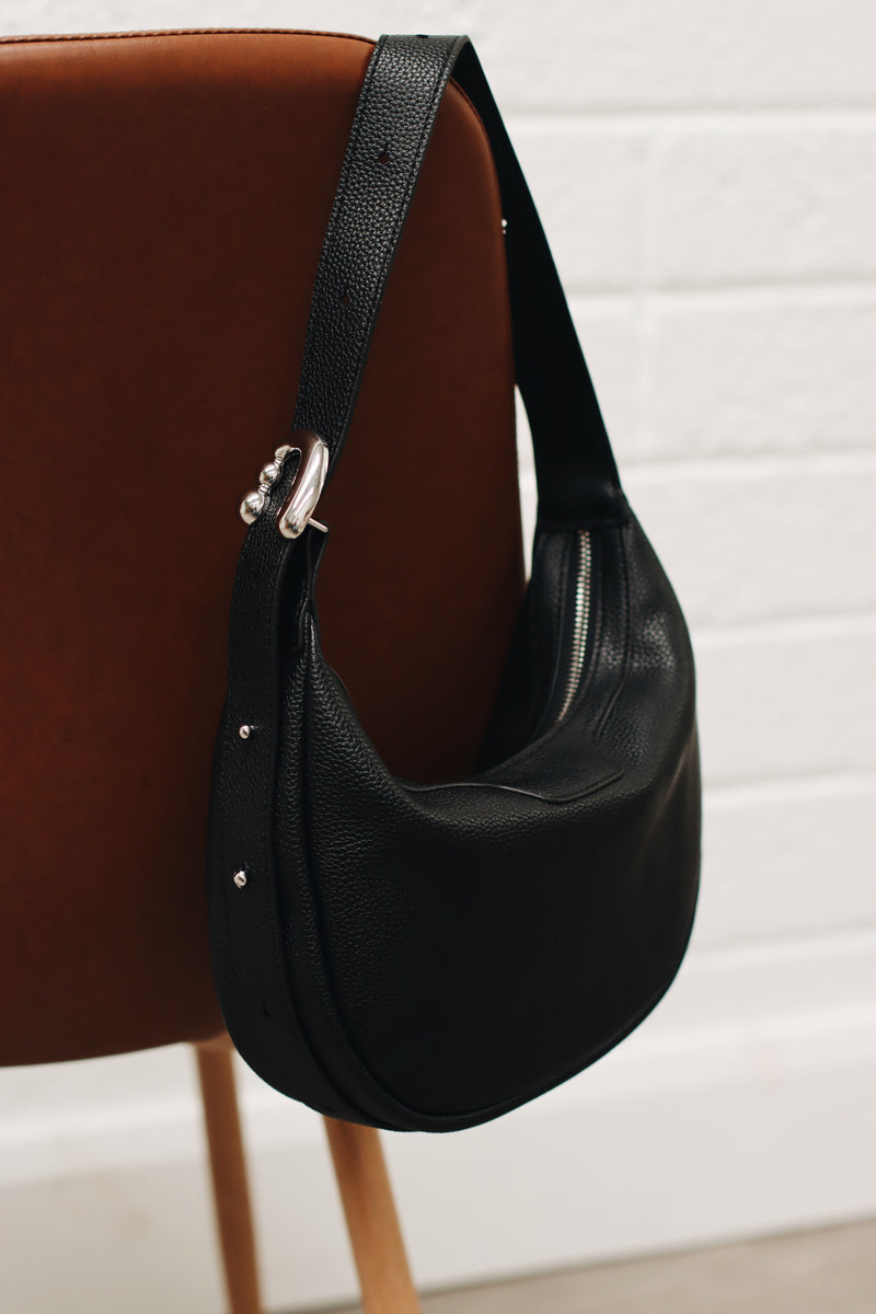 FLORENCE ROUND HANDBAG BLACK