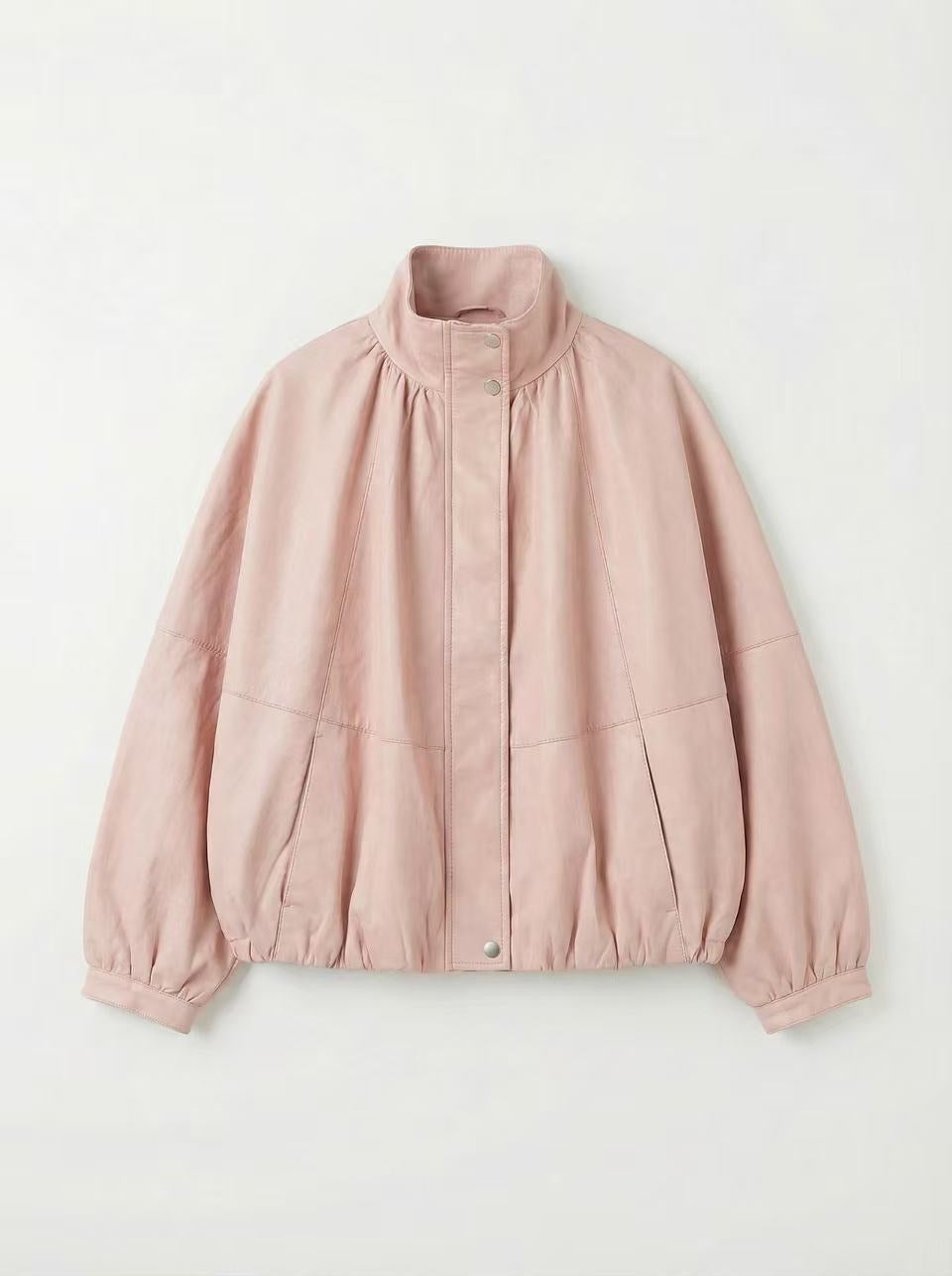 YVES BOMBER JACKET BABY PINK