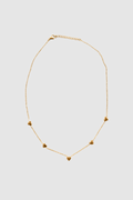 Dainty hearts chain necklace