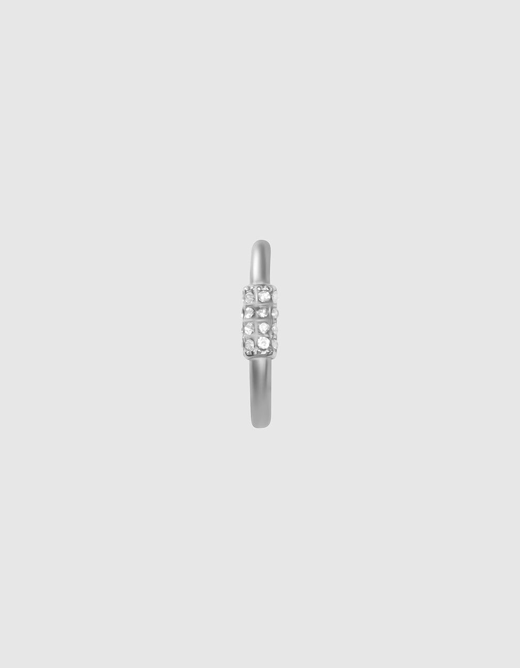 Locket Mini Hoops Silver Colour