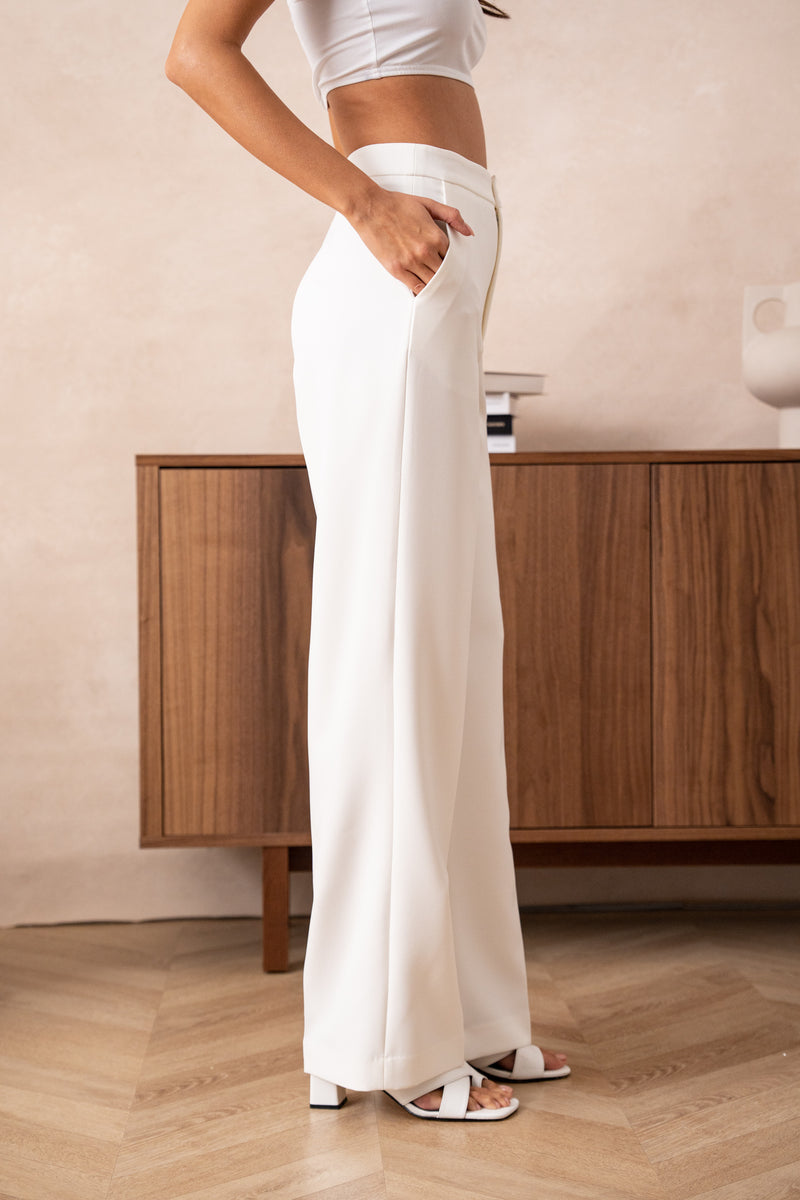 Karr Trousers White