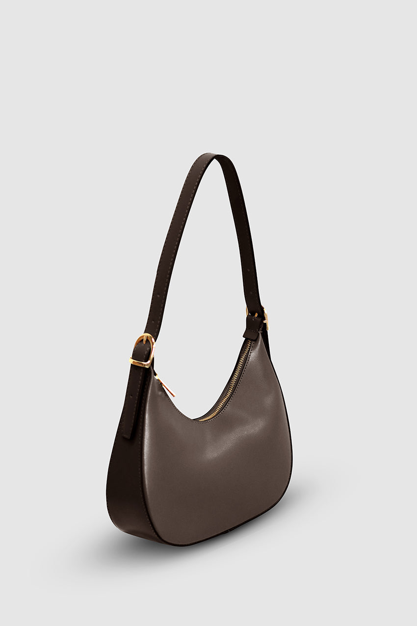 FERN MINI HOBO DARK CHOCOLATE